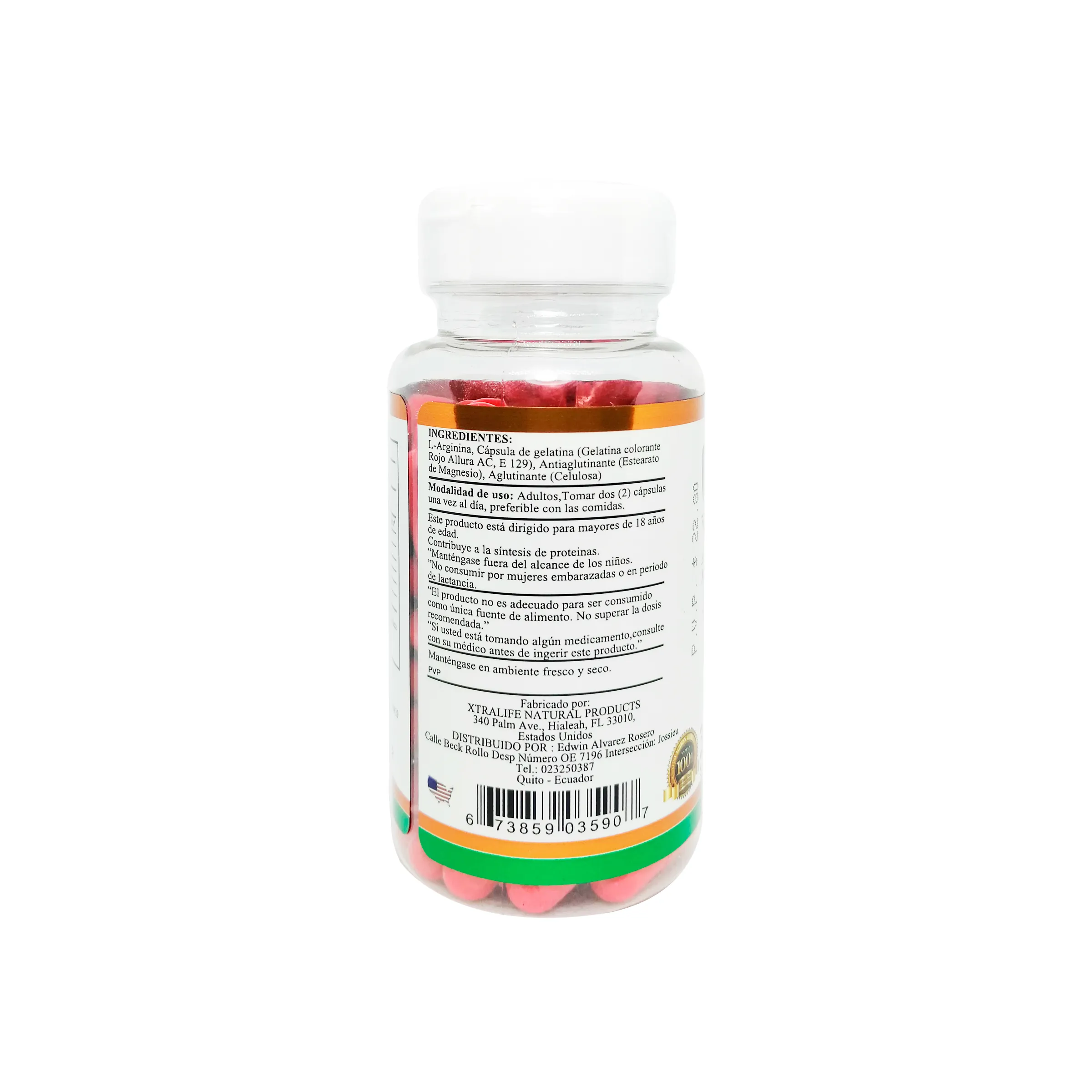 L- Arginine 1500 mg - Imagen 3